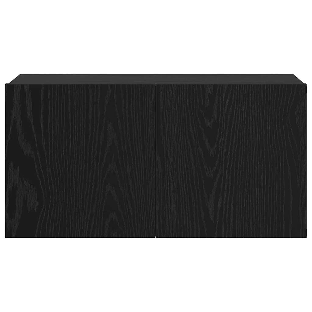 vidaXL Conjunto de mueble de TV 2 pcs Negro 60 x 30 x 30 cm - Image 6