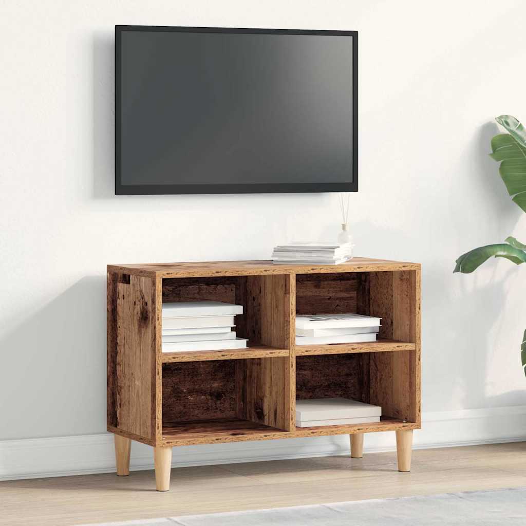 vidaXL Gabinete de TV Madera vieja 69,5 x 30 x 50 cm