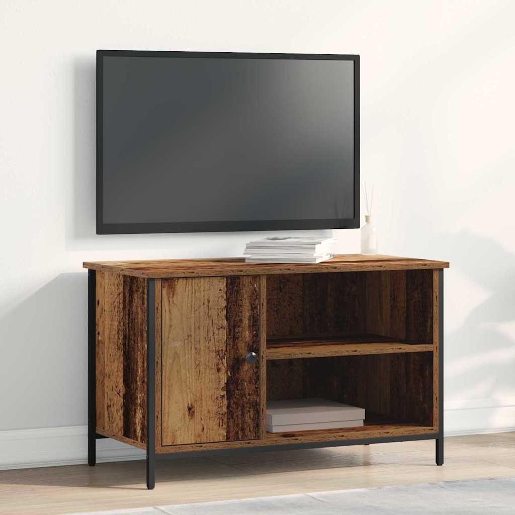 vidaXL Mueble de TV Madera envejecida 80 x 40 x 50 cm