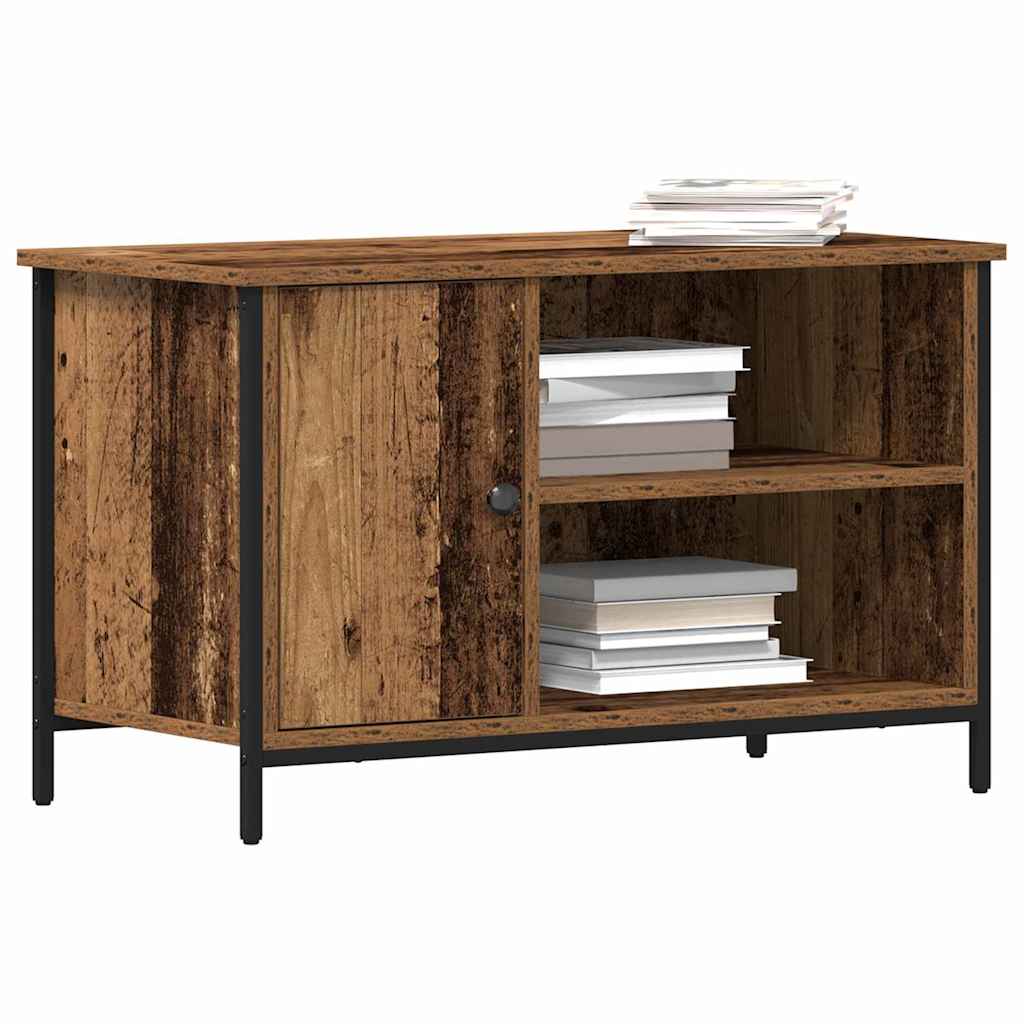 vidaXL Mueble de TV Madera envejecida 80 x 40 x 50 cm - Image 3