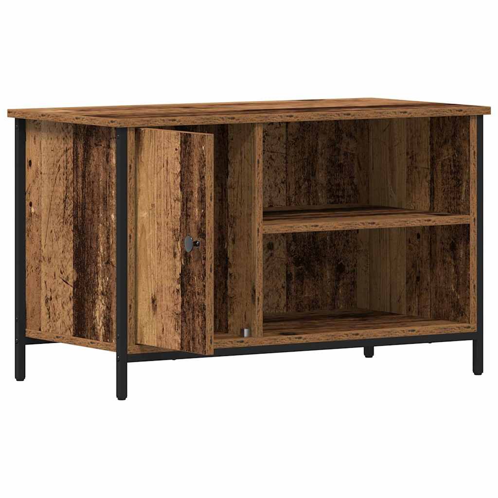 vidaXL Mueble de TV Madera envejecida 80 x 40 x 50 cm - Image 5