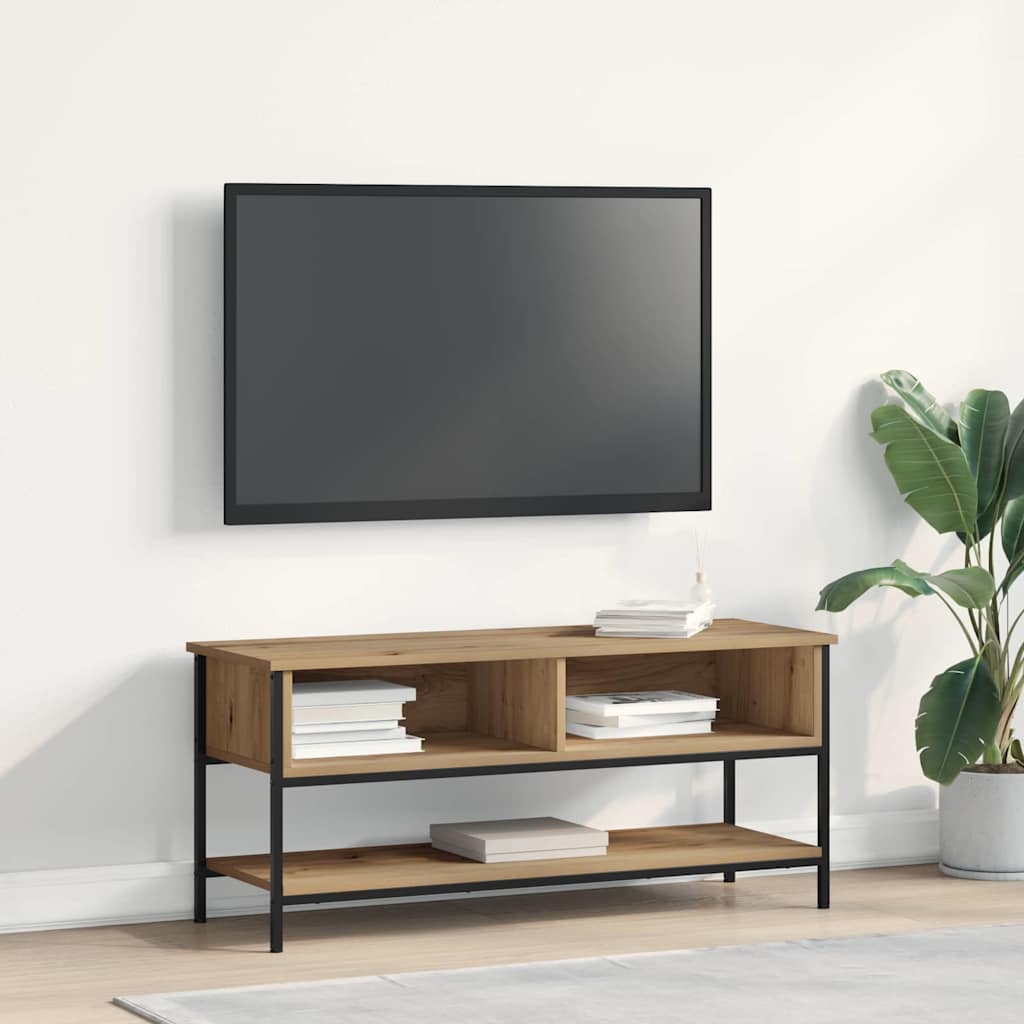 vidaXL Conjunto de mueble de TV Roble artesanal 100 x 35 x 45 cm