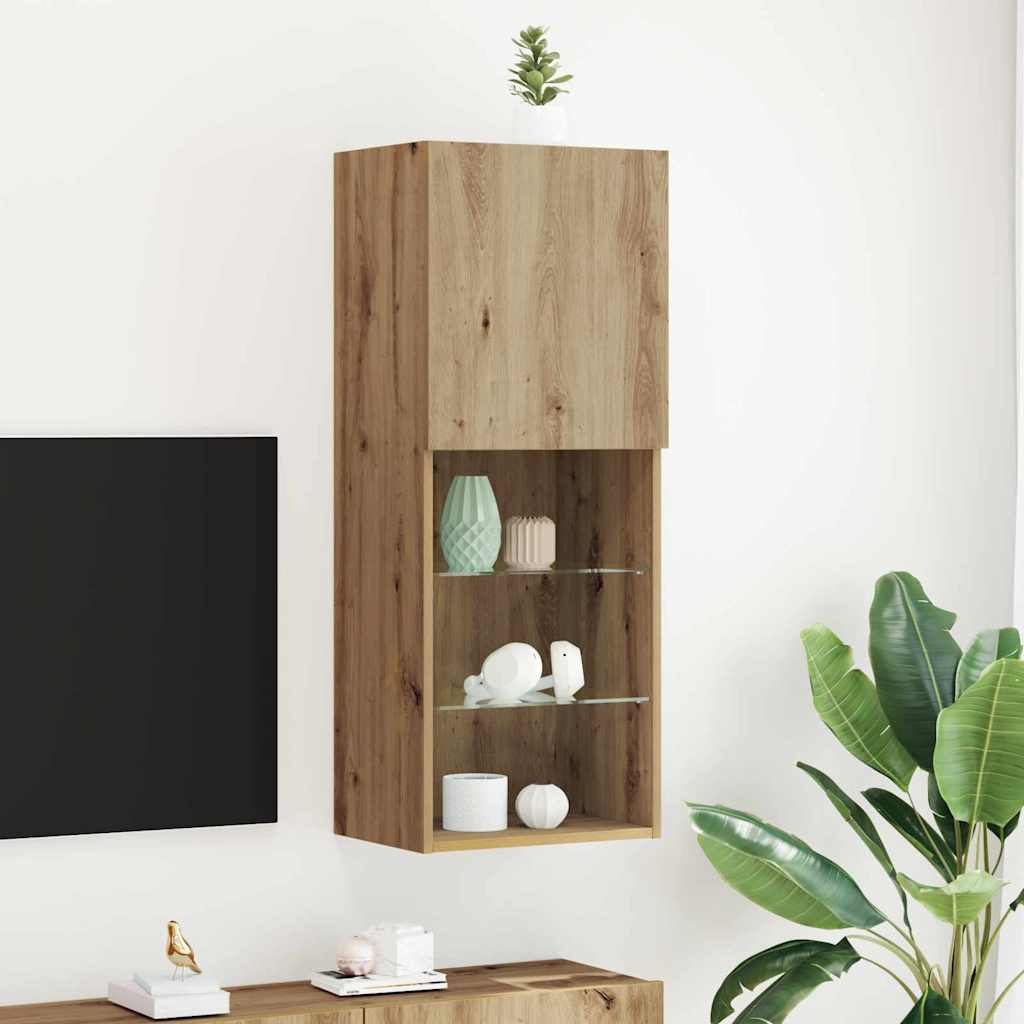 vidaXL Conjunto de mueble de TV Roble artesanal 40,5 x 30 x 102 cm