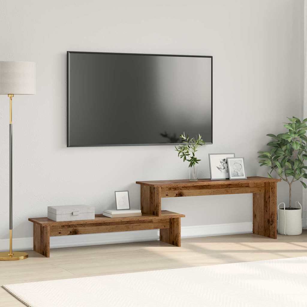 vidaXL Conjunto de mueble de TV Madera Vieja 180 x 30 x 43 cm