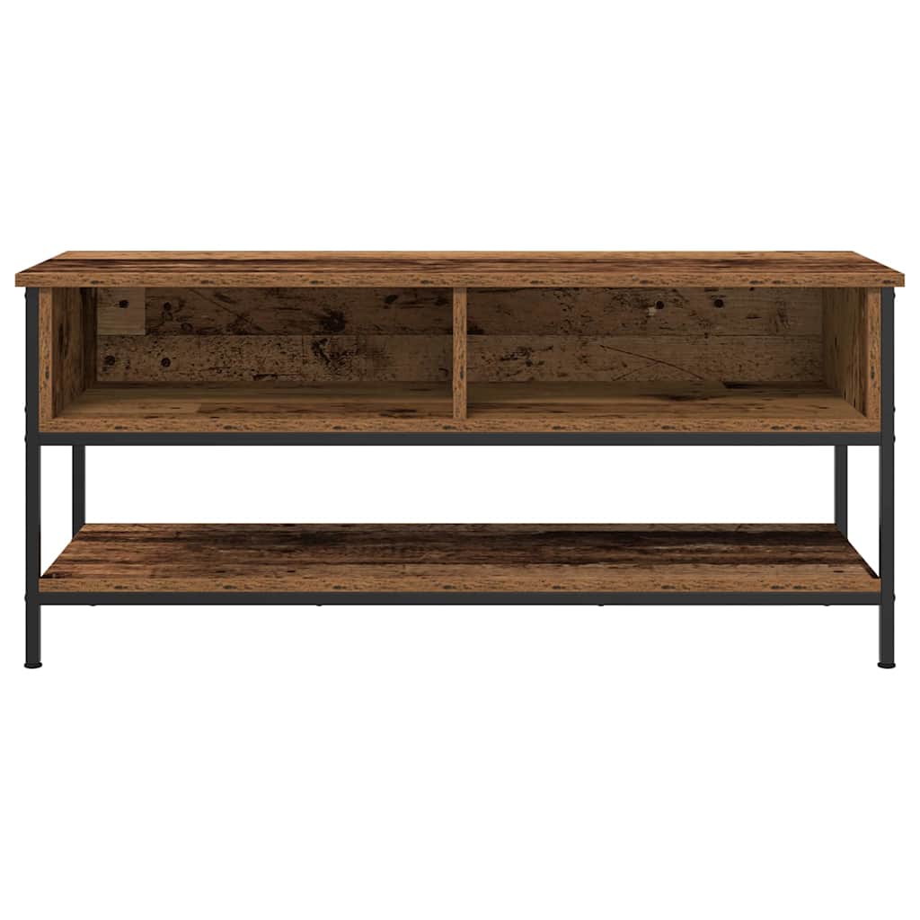 vidaXL Conjunto de mueble de TV Madera envejecida 100 x 35 x 45 cm - Image 3
