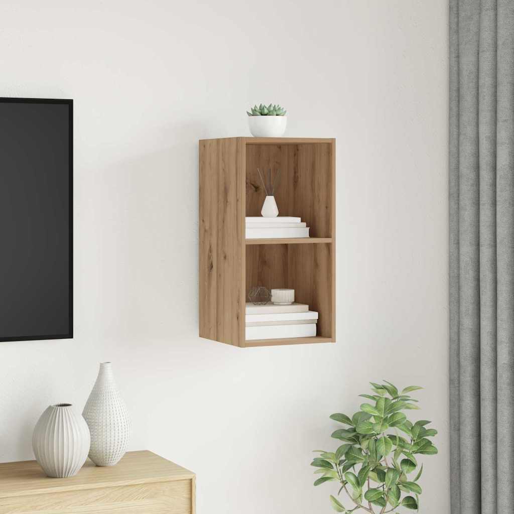 vidaXL Conjunto de mueble de TV Roble artesanal 37 x 37 x 72 cm