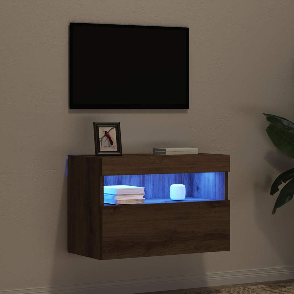 vidaXL Mueble de TV Montado en la Pared Roble artisan 60 x 30 x 40 cm - Image 6