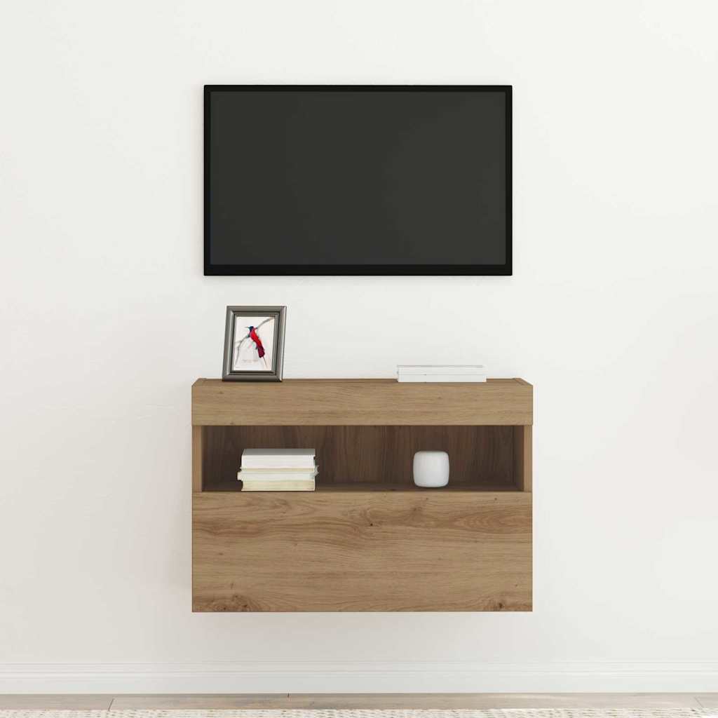 vidaXL Mueble de TV Montado en la Pared Roble artisan 60 x 30 x 40 cm - Image 5