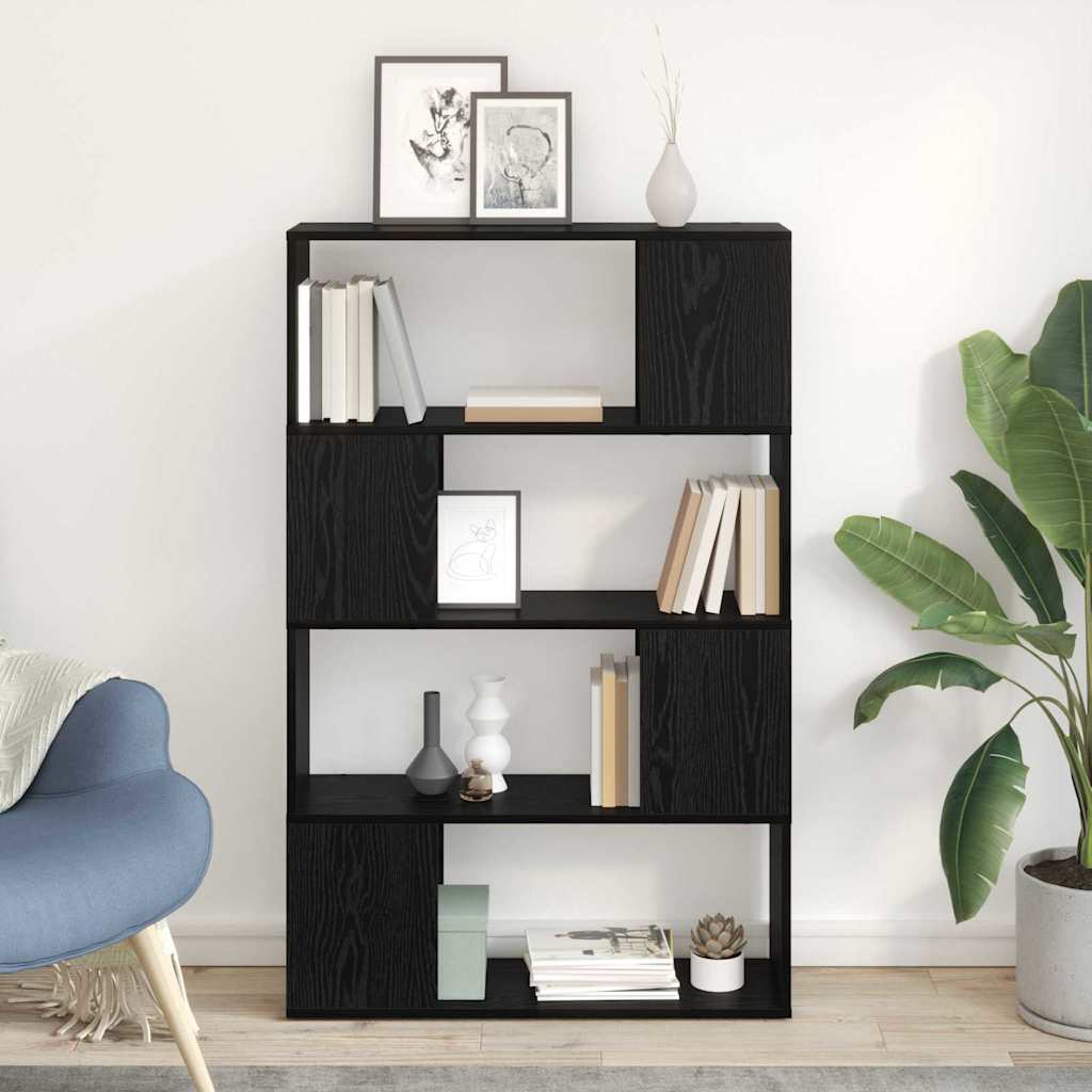 vidaXL Conjunto de mueble de TV Negro 80 x 24 x 125 cm