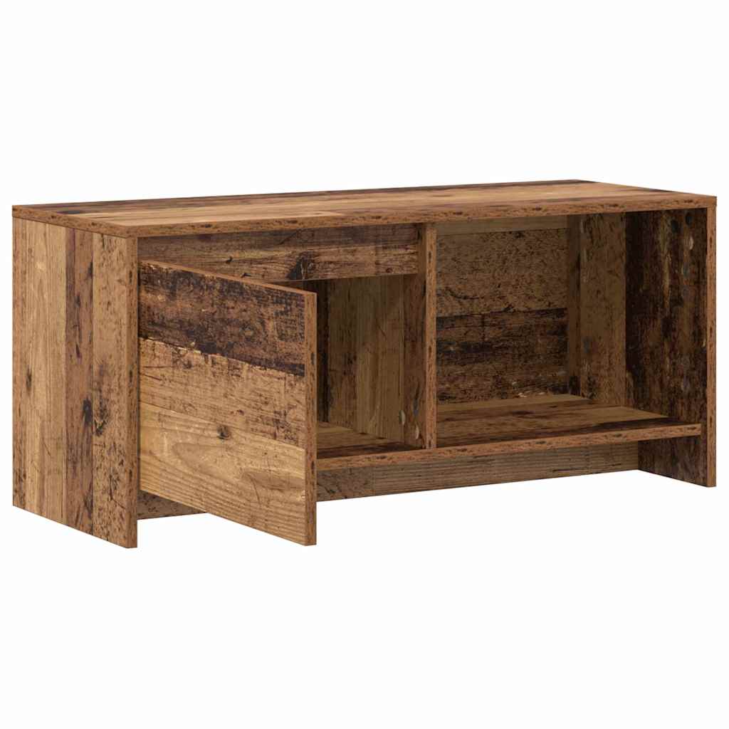 vidaXL Conjunto de mueble de TV Madera Vieja 90 x 35 x 40 cm - Image 5