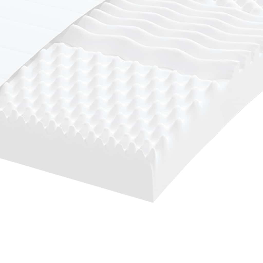 vidaXL Colchón de espuma de 7 zonas dureza 20 ILD blanco 200x220 cm - Image 6