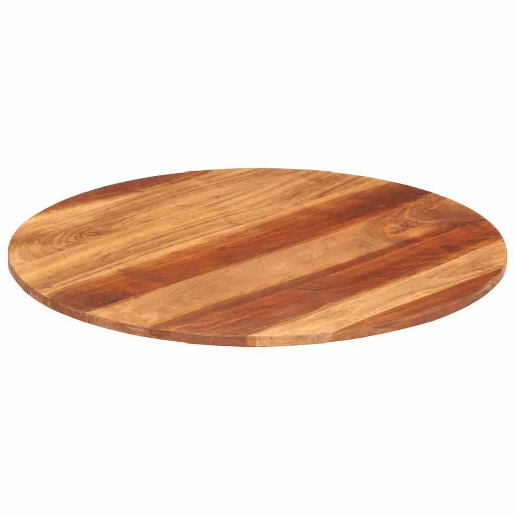vidaXL Tablero de mesa redonda madera maciza de acacia 15-16 mm 70 cm