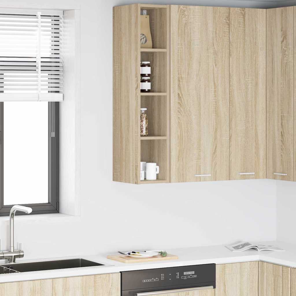 vidaXL Mueble colgante Riga Roble Sonoma 20 x 29,5 x 100 cm