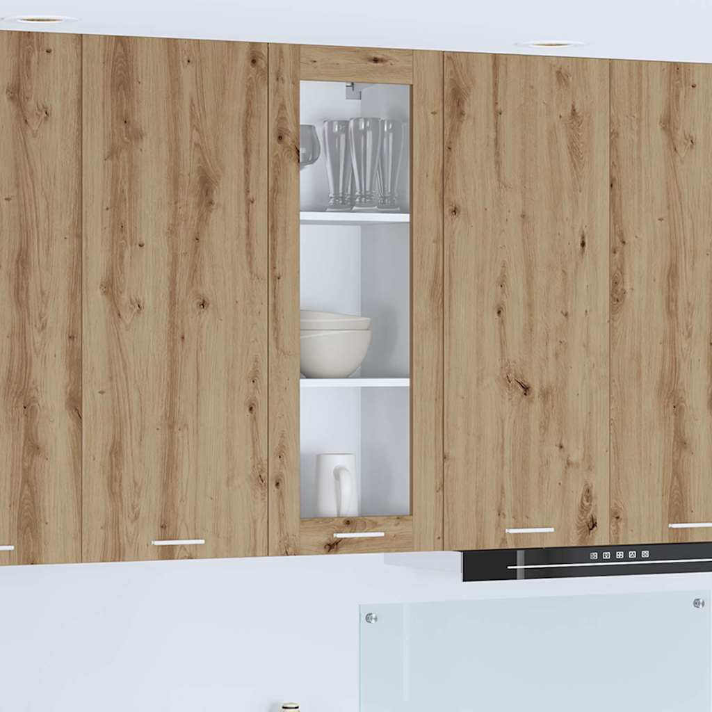 vidaXL Mueble colgante Riga Roble artesanal 40 x 31 x 100 cm