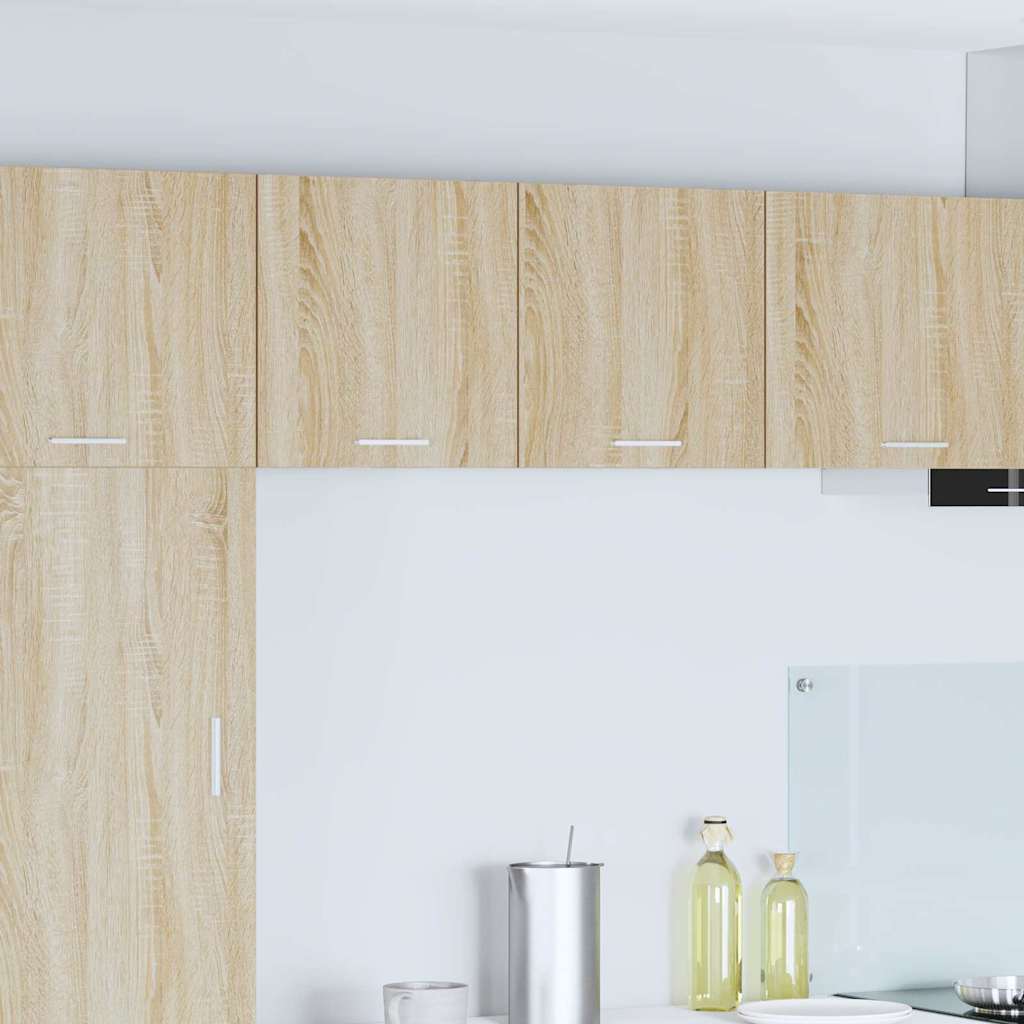 vidaXL Mueble colgante Riga 2 pcs Roble Sonoma y 40 x 31 x 40 cm