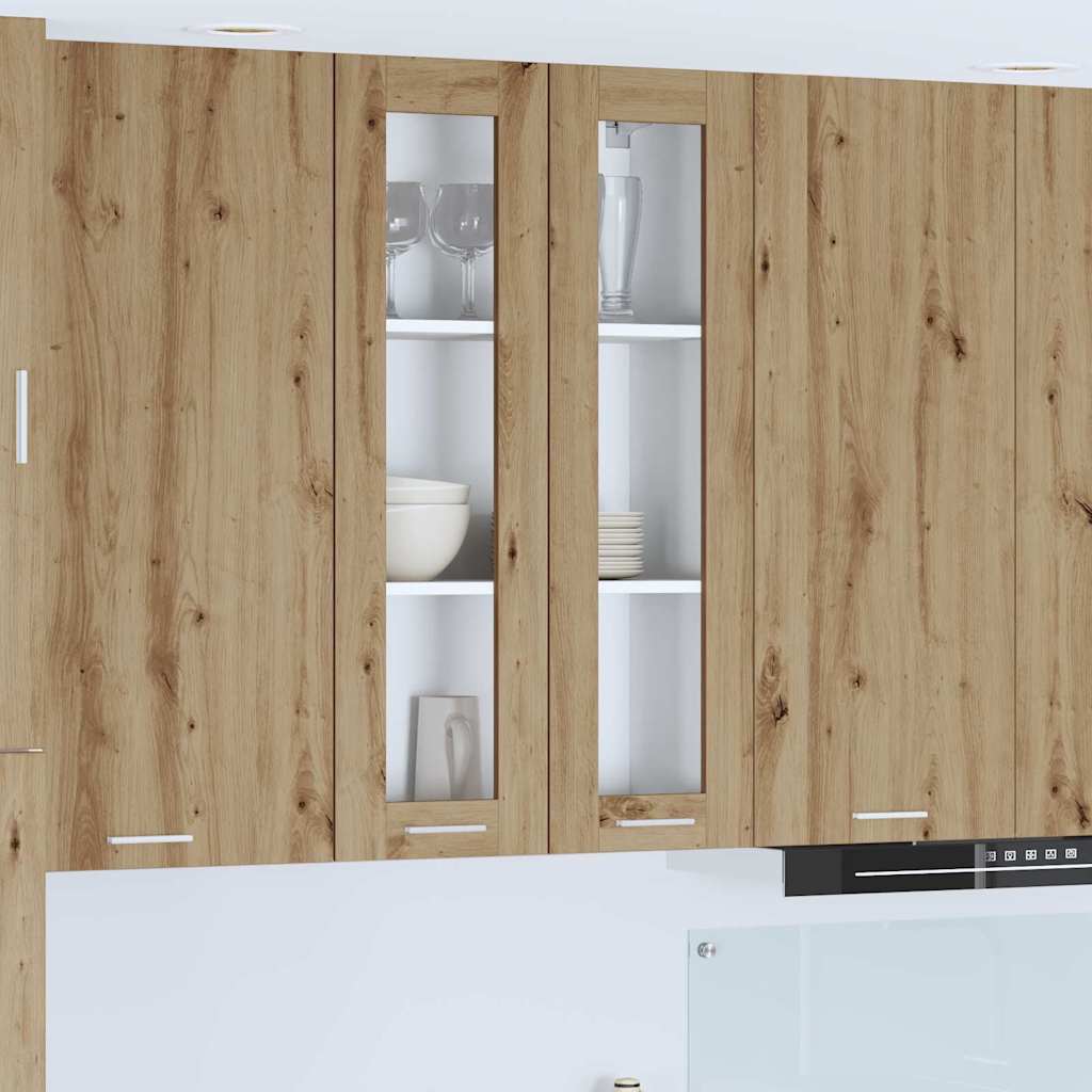 vidaXL Mueble colgante Riga Roble artesanal 60 x 31 x 100 cm