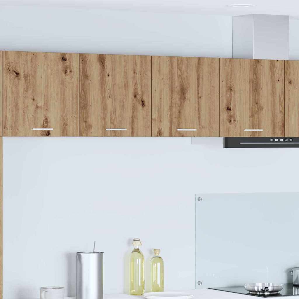 vidaXL Mueble colgante con puerta Riga Roble artesanal 80 x 31 x 40 cm