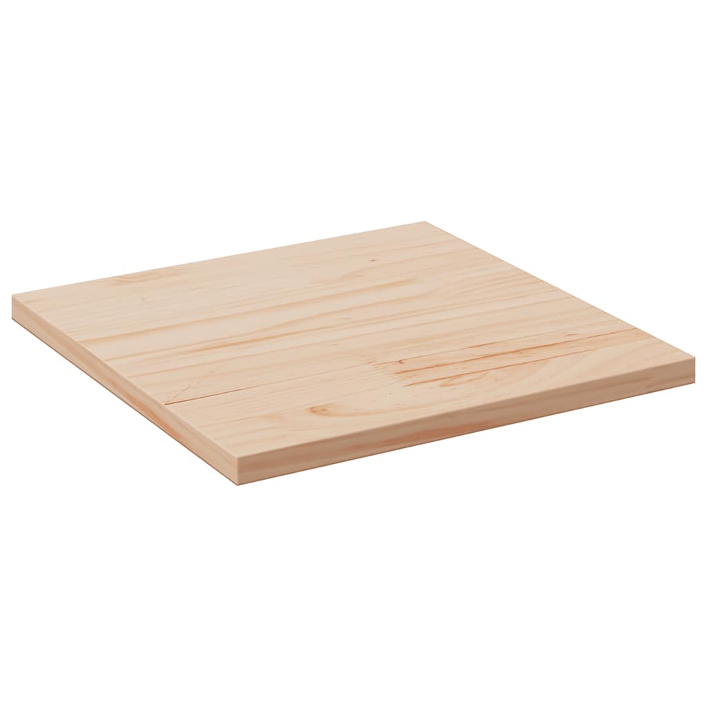 vidaXL Tablero de mesa cuadrado madera maciza de pino 50x50x1,7 cm - Image 4