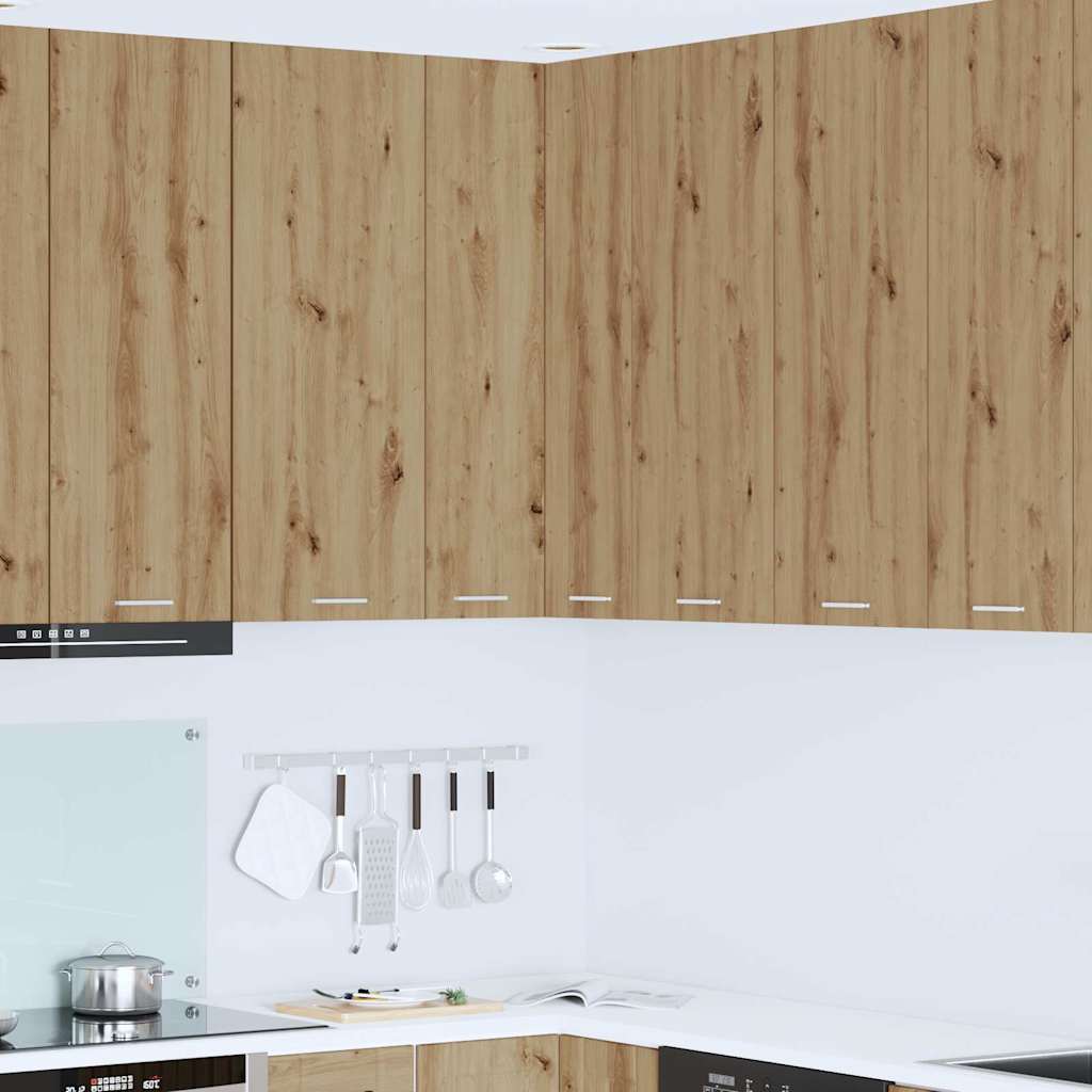 vidaXL Mueble colgante Riga Roble Artesano y 57 x 57 x 100 cm