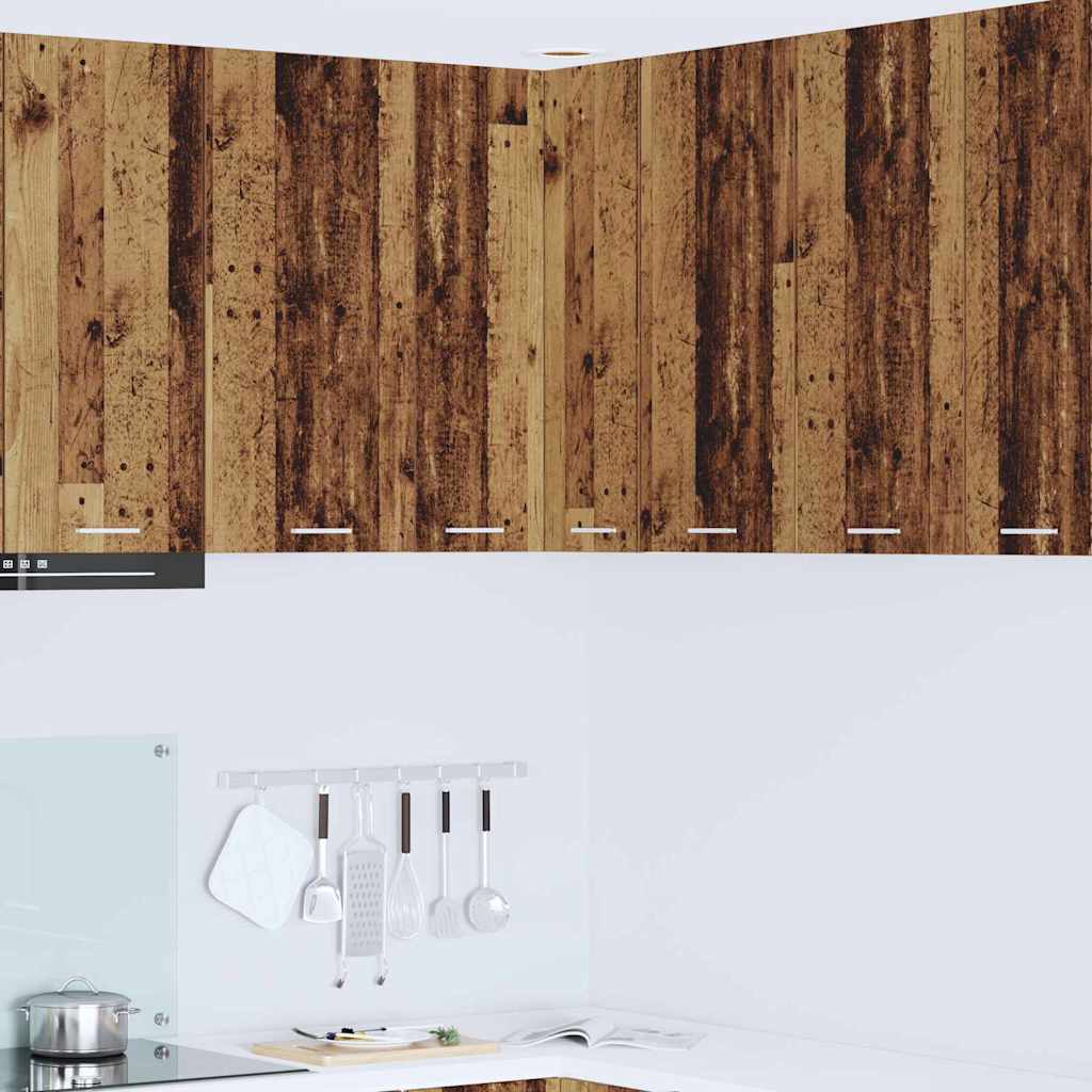 vidaXL Mueble colgante Riga Madera Vieja y 57 x 57 x 80 cm