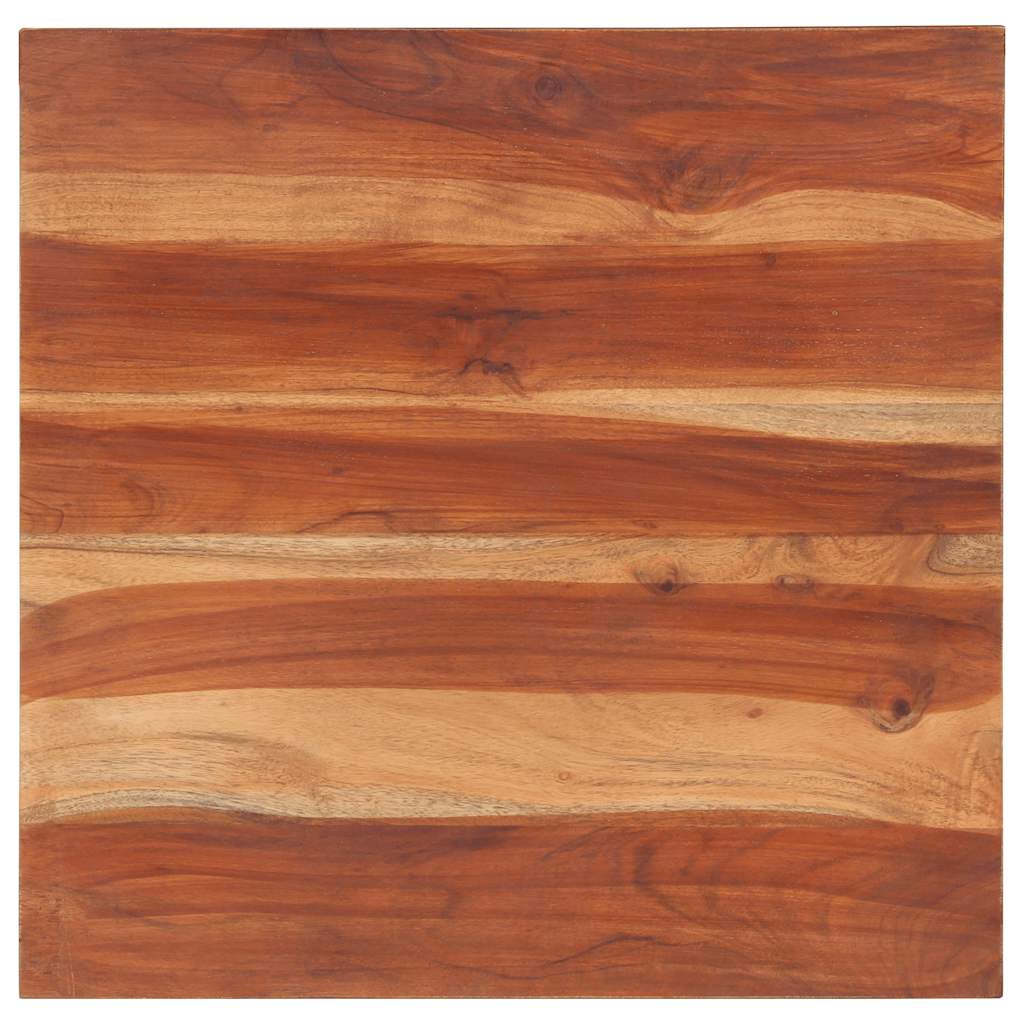 vidaXL Tablero de mesa madera maciza de acacia 25-27 mm 60x60 cm