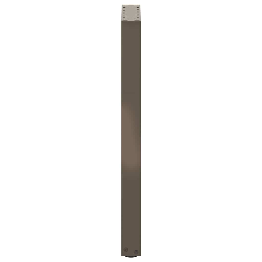 vidaXL Patas para consola en forma de U (2 unidades, acero natural, 38 x 72-73 cm) - Image 6