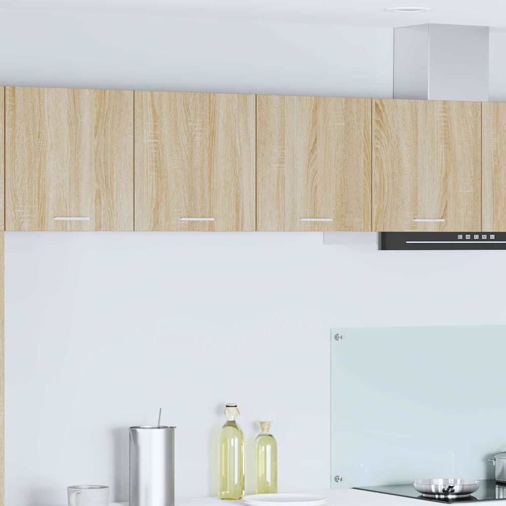 vidaXL Mueble colgante con puerta Riga Roble Sonoma 80 x 31 x 40 cm