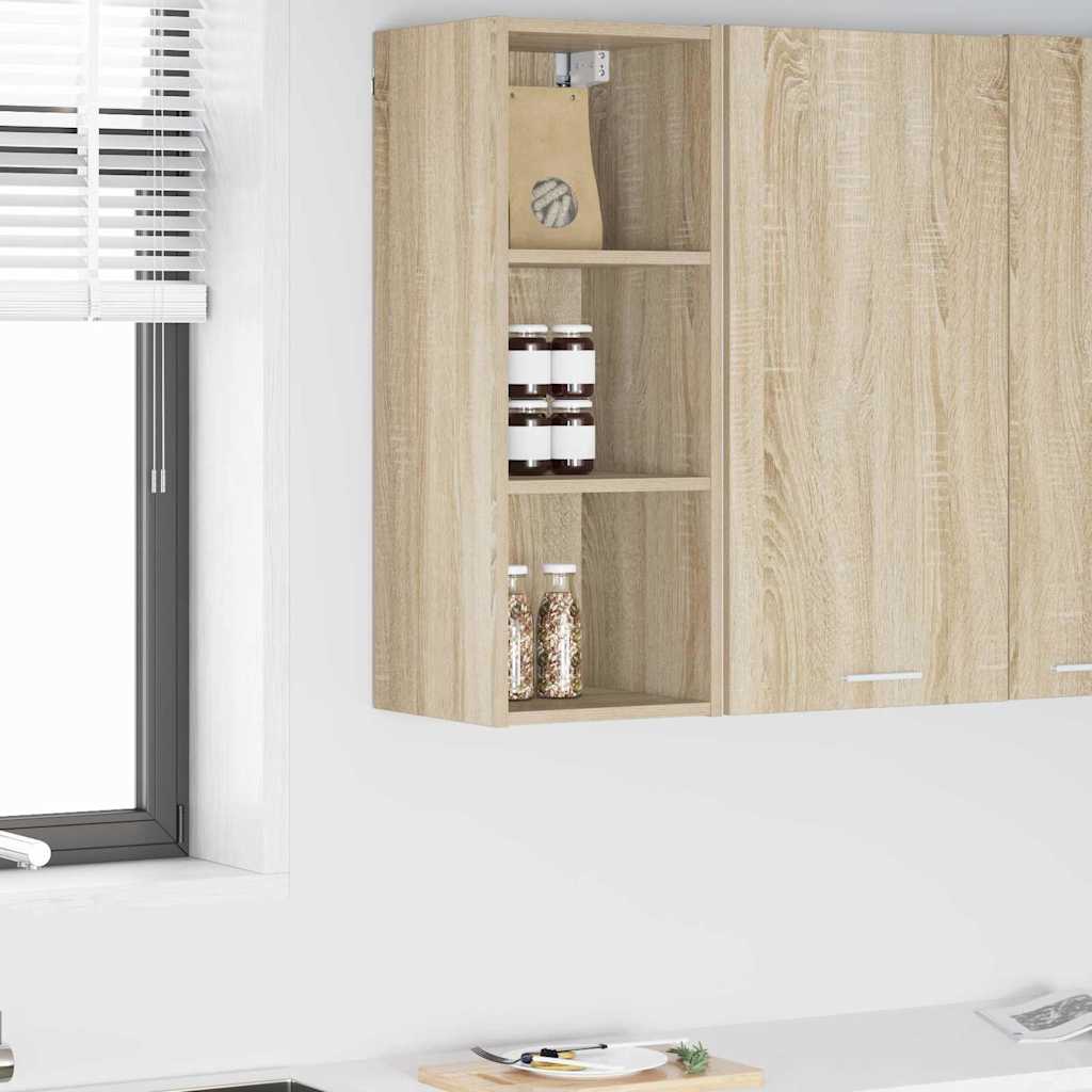 vidaXL Mueble colgante Riga Roble Sonoma 30 x 29,5 x 80 cm