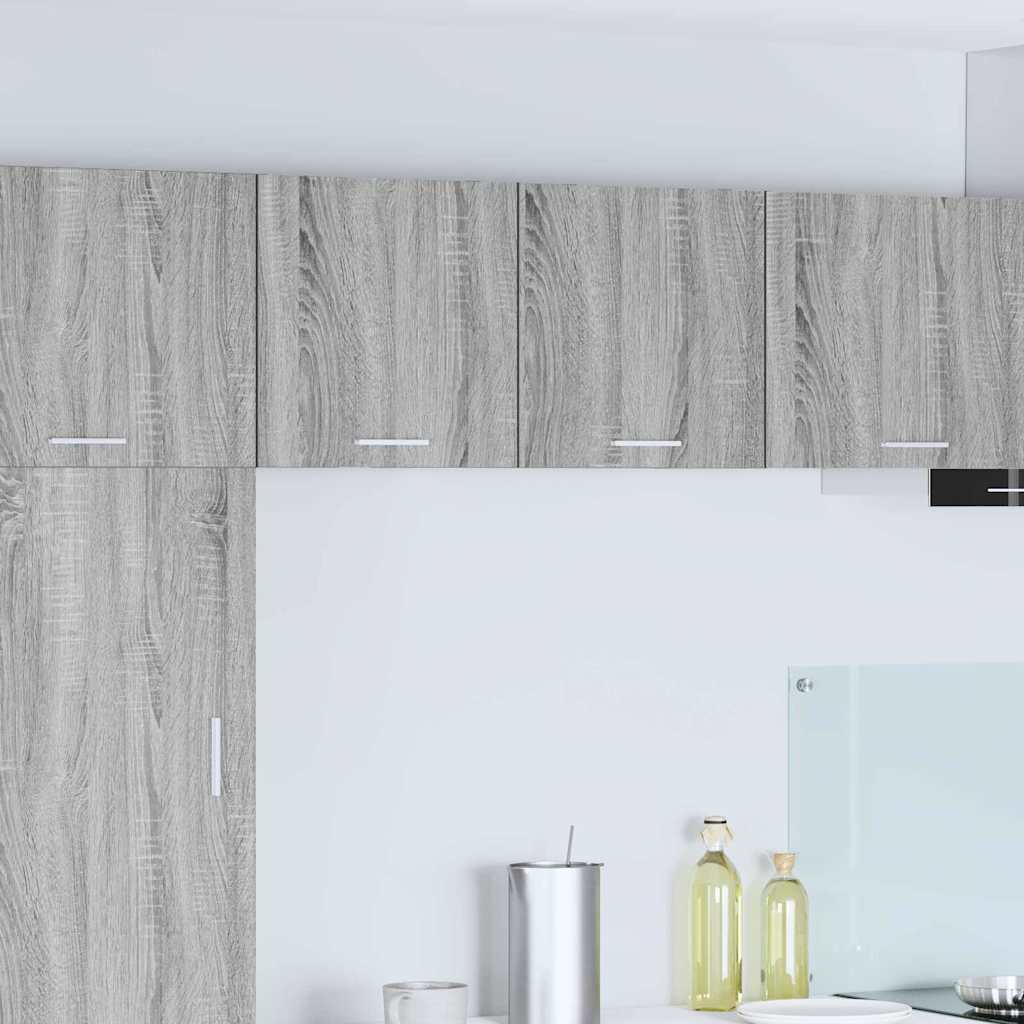 vidaXL Mueble colgante Riga 2 pcs Gris Sonoma y 40 x 31 x 40 cm