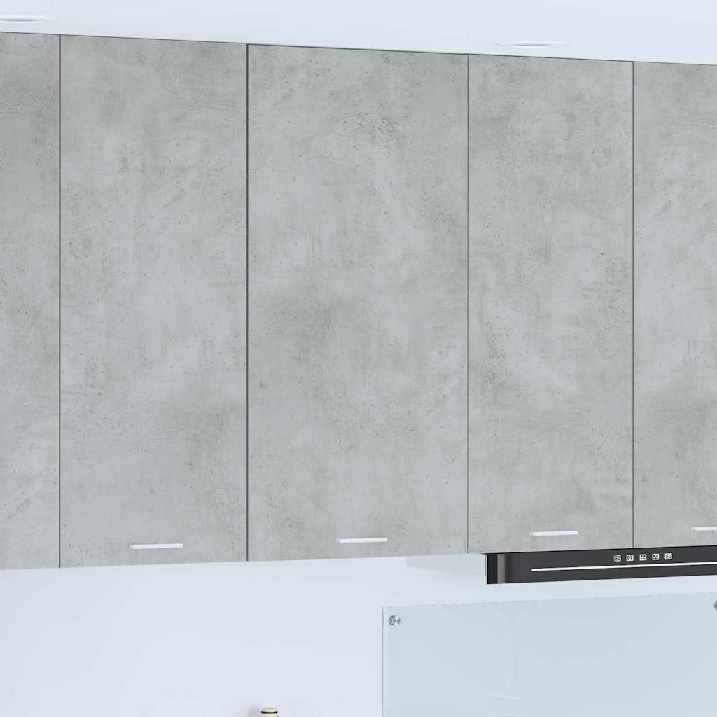 vidaXL Mueble colgante Riga Gris Concreto y 50 x 31 x 100 cm