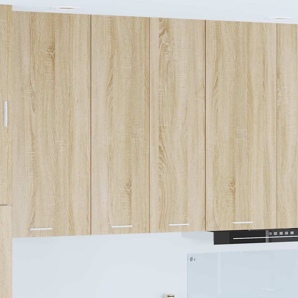 vidaXL Mueble colgante con puerta Riga Roble Sonoma 60 x 31 x 100 cm
