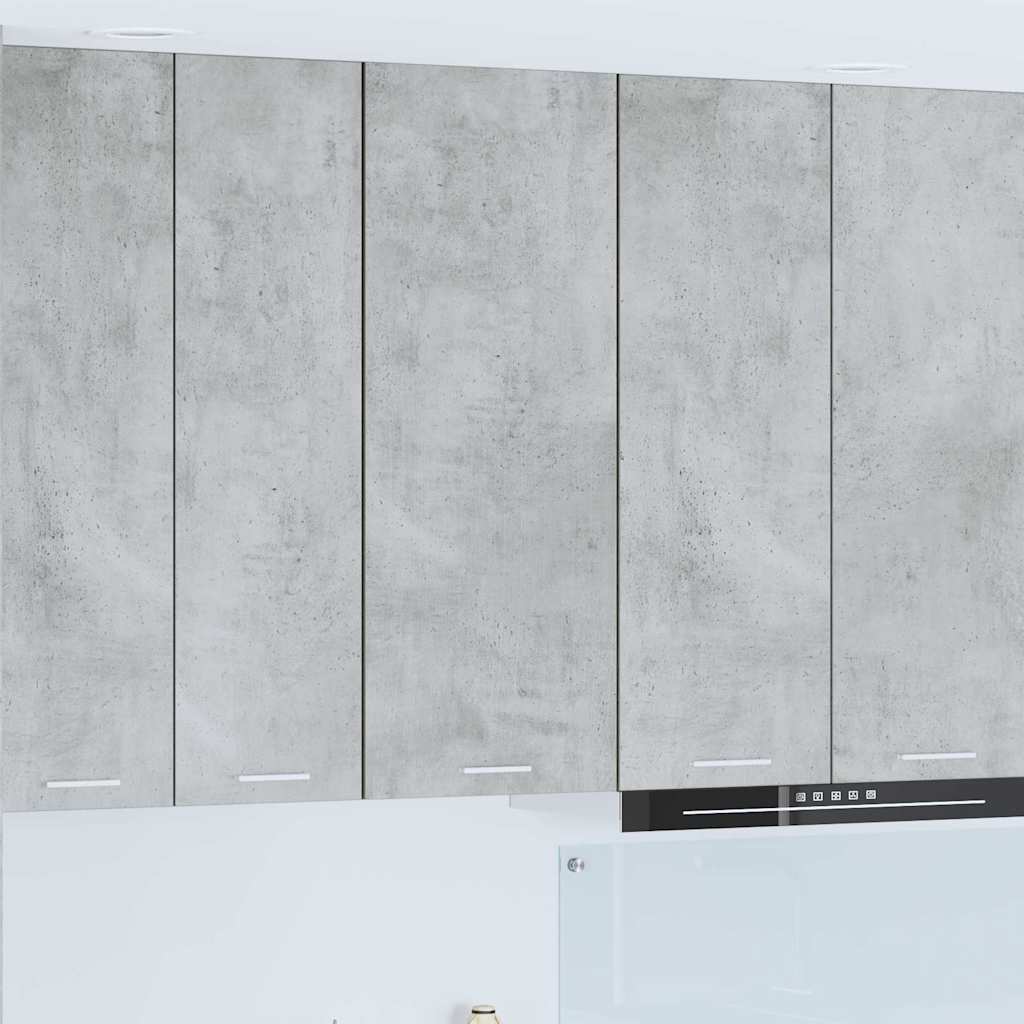 vidaXL Mueble colgante con puerta Riga Gris Concreto 40 x 31 x 100 cm