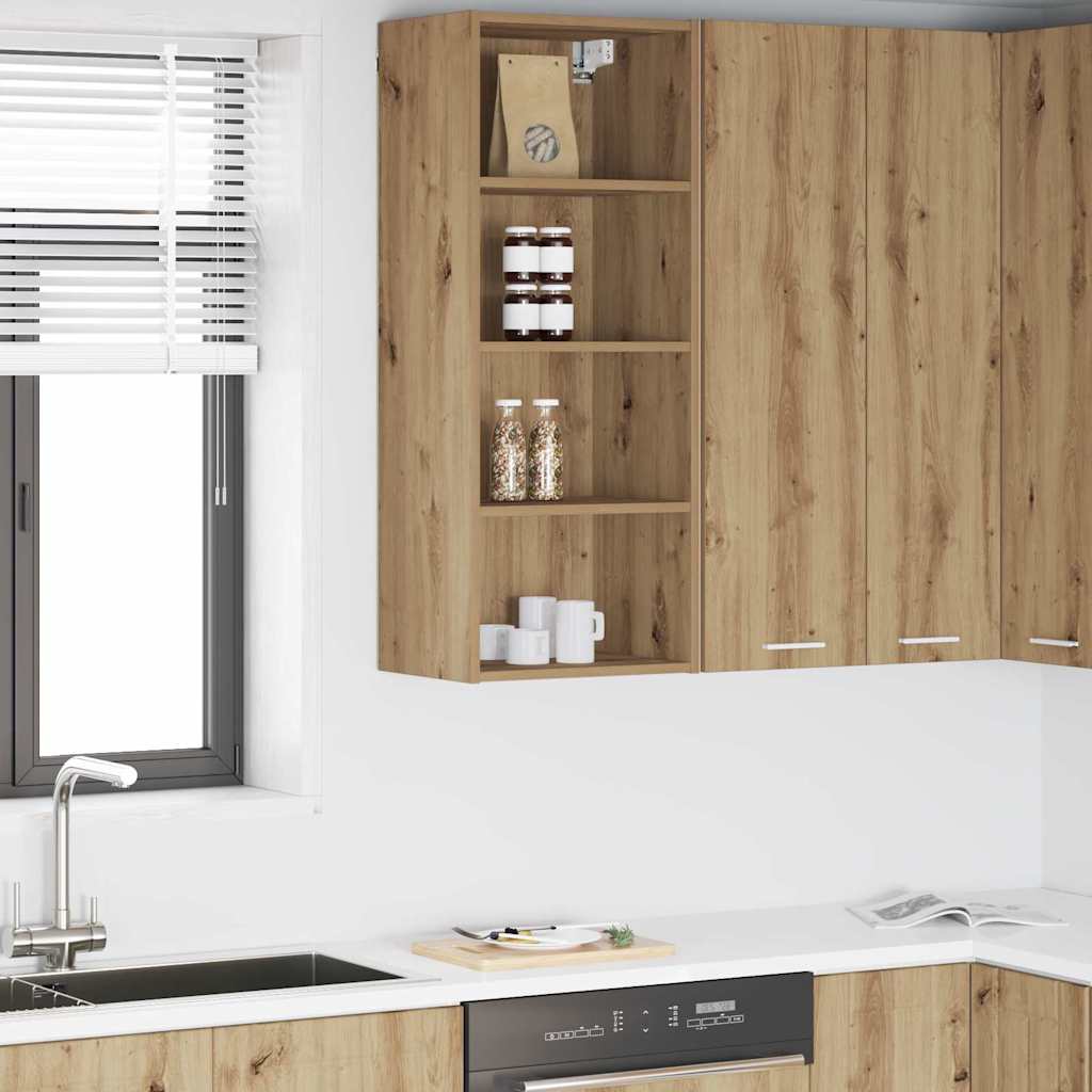 vidaXL Mueble colgante Riga Roble artesanal 40 x 29,5 x 100 cm