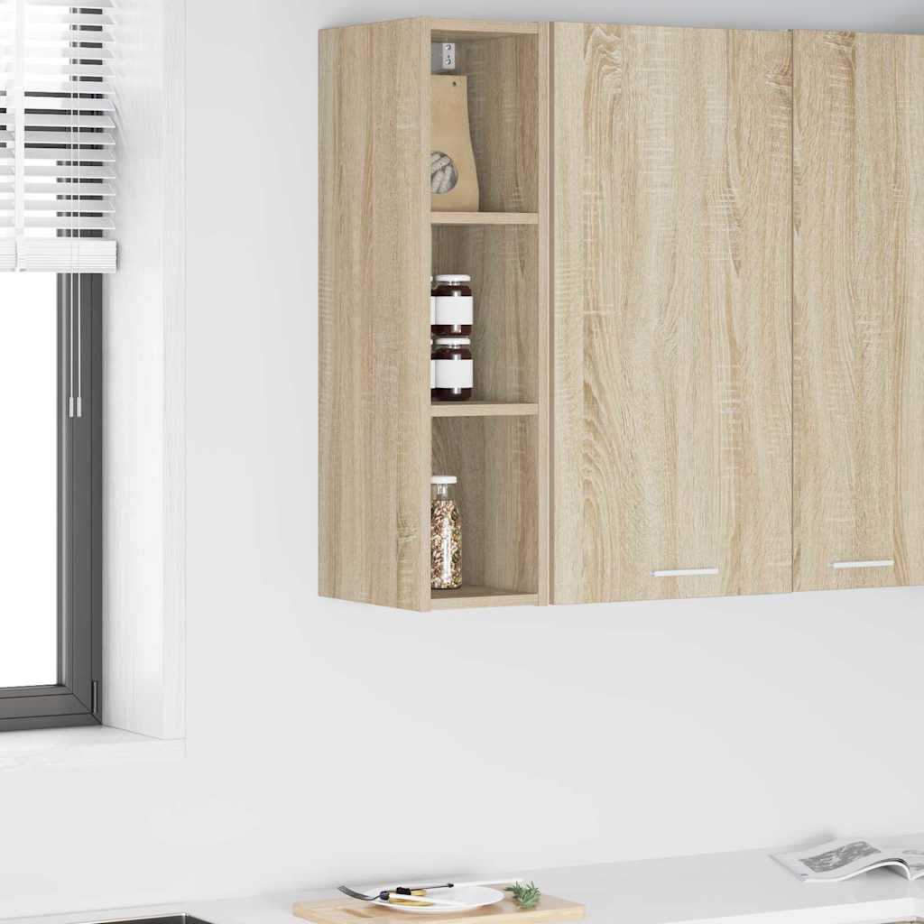 vidaXL Mueble colgante Riga Roble Sonoma 20 x 29,5 x 80 cm