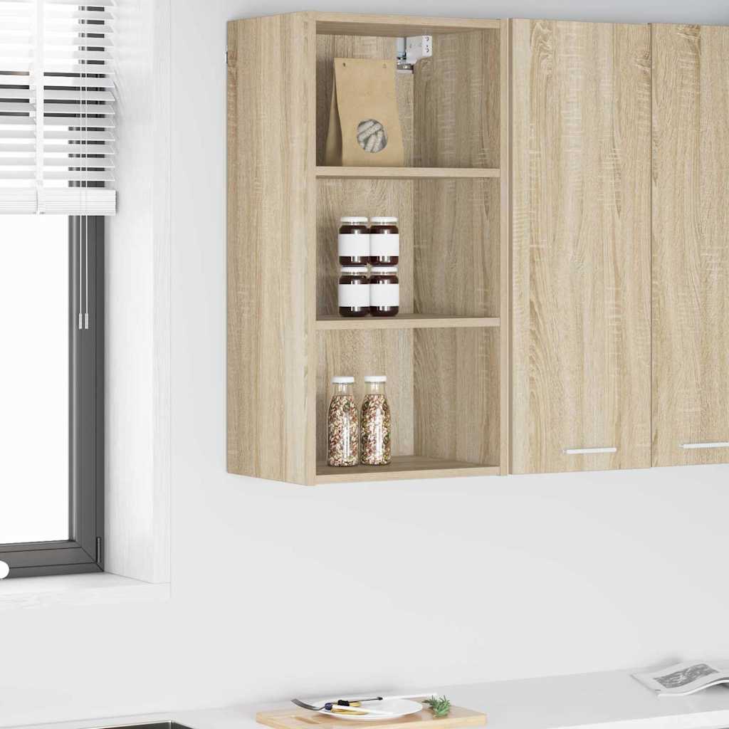 vidaXL Mueble colgante Riga Roble Sonoma 40 x 29,5 x 80 cm