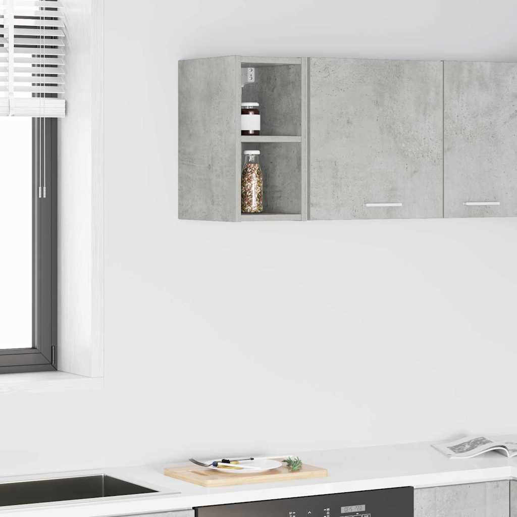 vidaXL Mueble colgante Riga Gris Concreto 20 x 29,5 x 40 cm