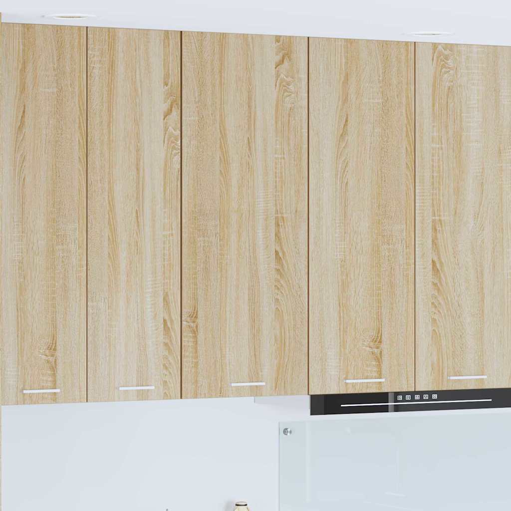 vidaXL Mueble colgante con puerta Riga Roble Sonoma 40 x 31 x 100 cm
