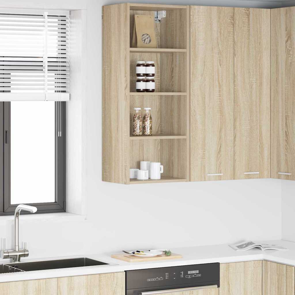 vidaXL Mueble colgante Riga Roble Sonoma 40 x 29,5 x 100 cm
