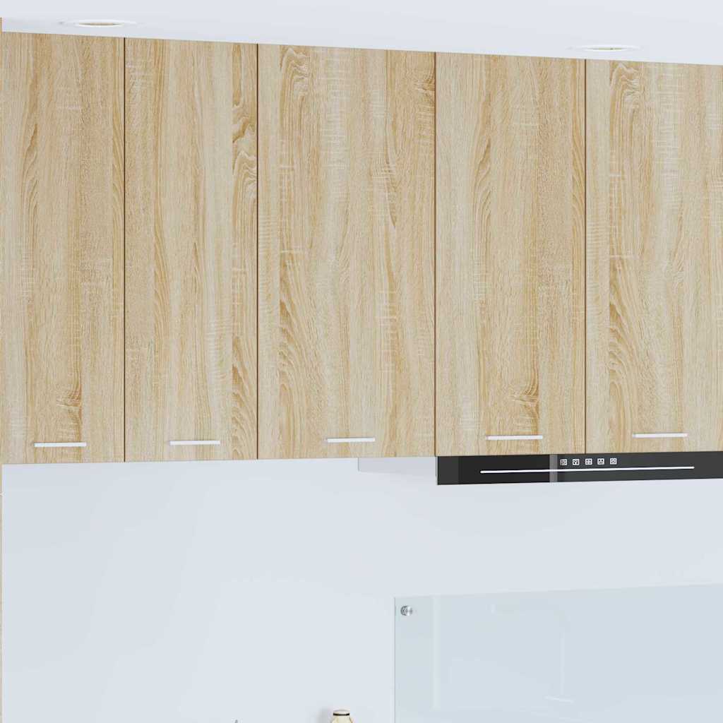 vidaXL Mueble colgante con puerta Riga Roble Sonoma y 40 x 31 x 80 cm