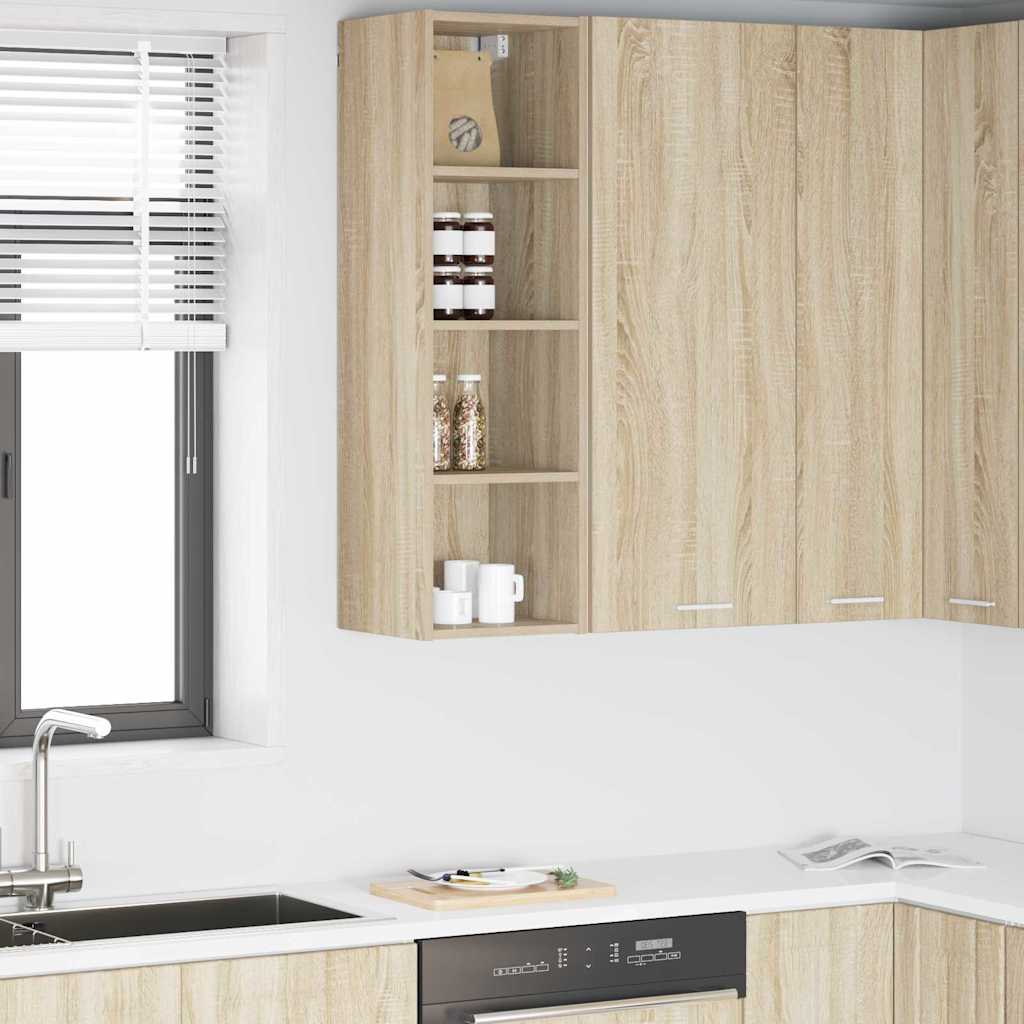 vidaXL Mueble colgante Riga Roble Sonoma 30 x 29,5 x 100 cm