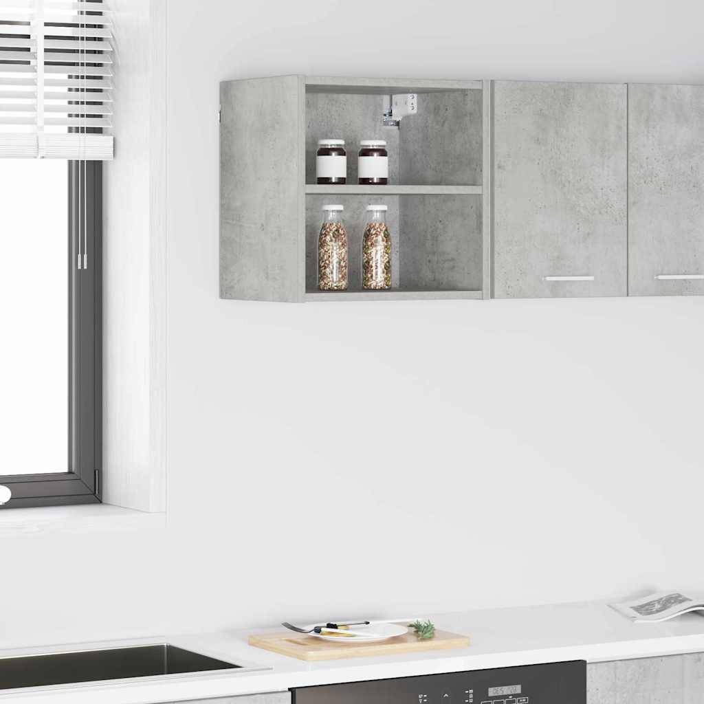 vidaXL Mueble colgante Riga Gris Concreto 40 x 29,5 x 40 cm