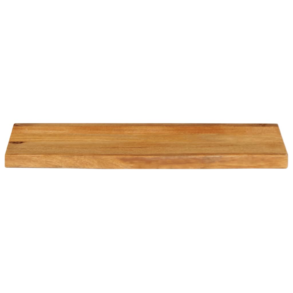 vidaXL Tablero de mesa borde natural madera maciza mango 80x30x2,5 cm - Image 3