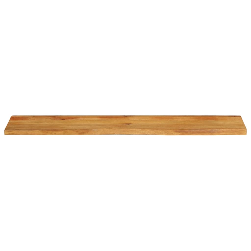 vidaXL Tablero de mesa borde natural madera maciza mango 140x40x2,5 cm - Image 3