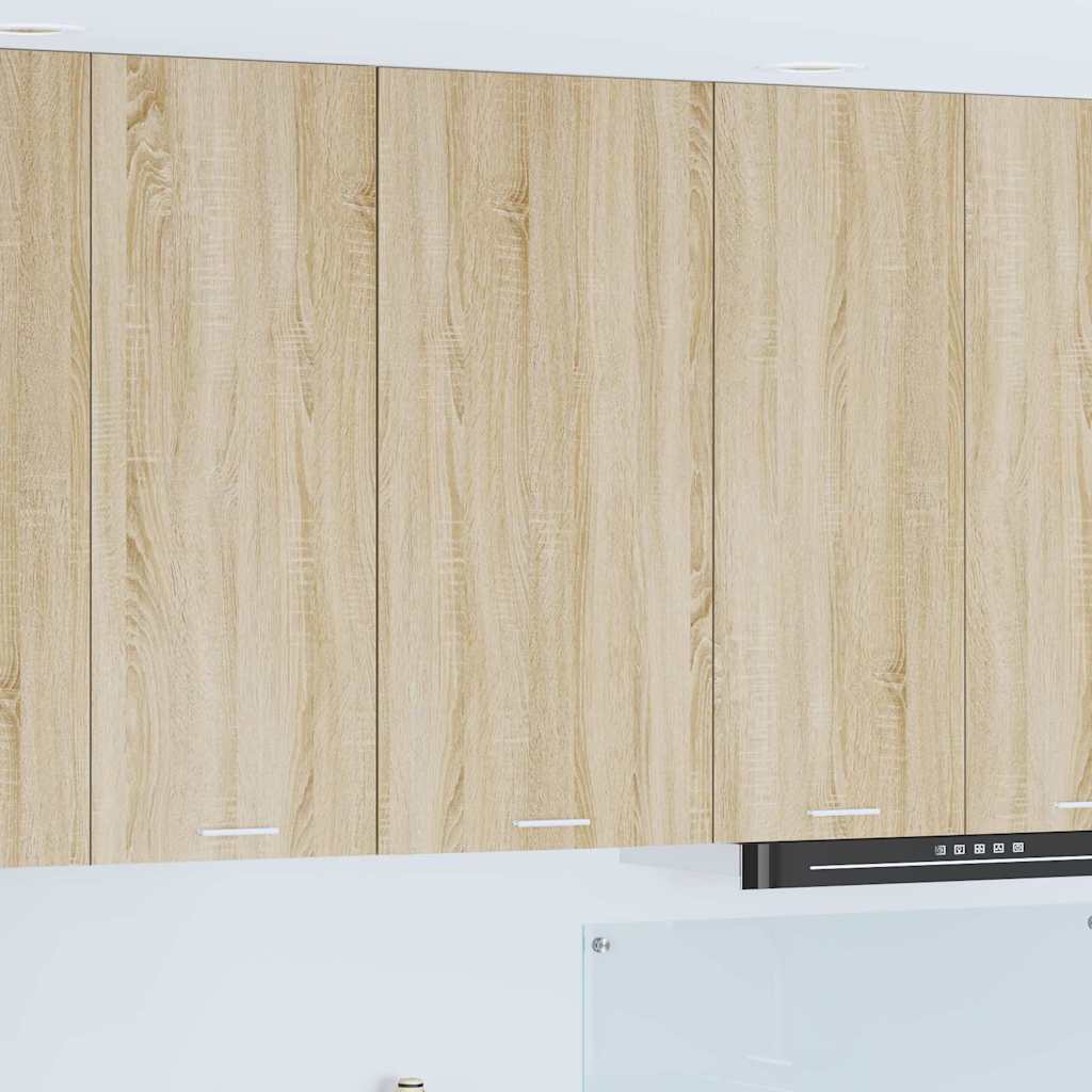 vidaXL Mueble colgante con puerta Riga Roble Sonoma y 50 x 31 x 100 cm