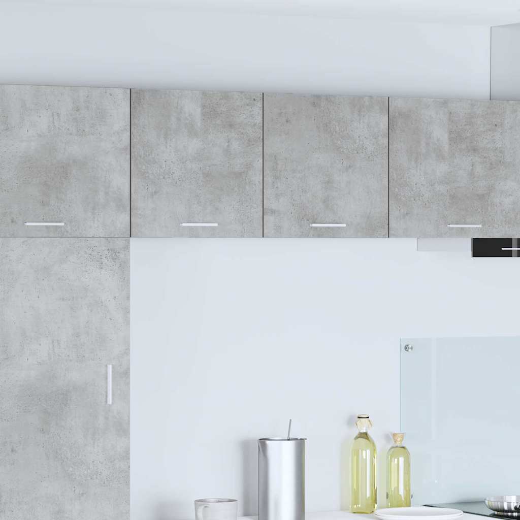 vidaXL Mueble colgante Riga 2 pcs Gris Concreto y 40 x 31 x 40 cm