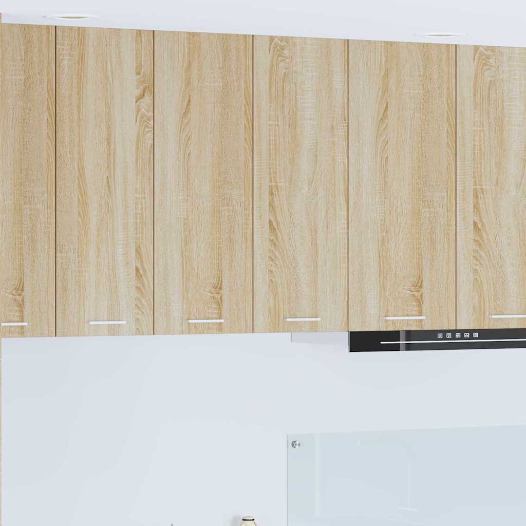 vidaXL Mueble colgante con puerta Riga Roble Sonoma 60 x 31 x 80 cm