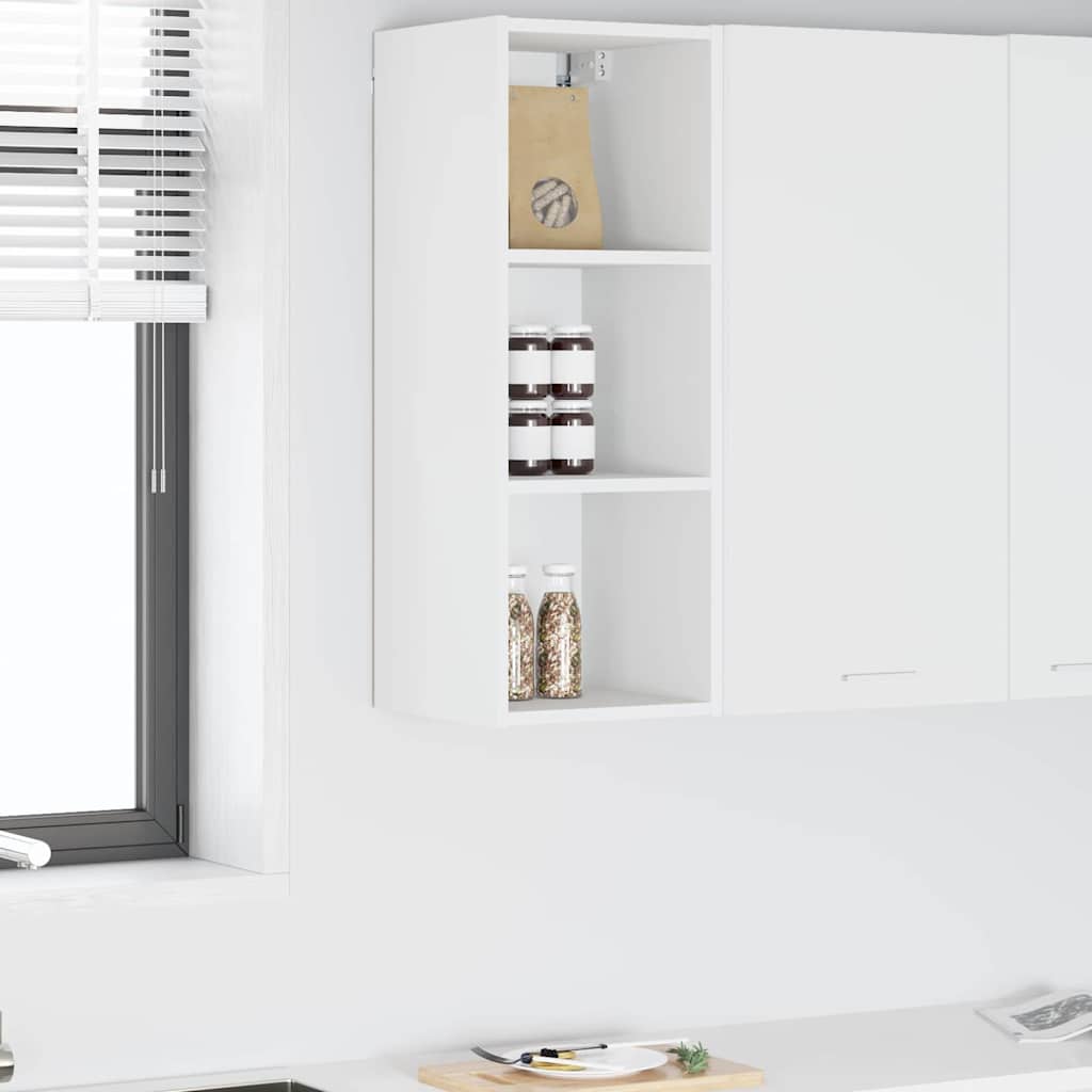 vidaXL Mueble colgante Riga 30 x 29,5 x 80 cm Madera contrachapada