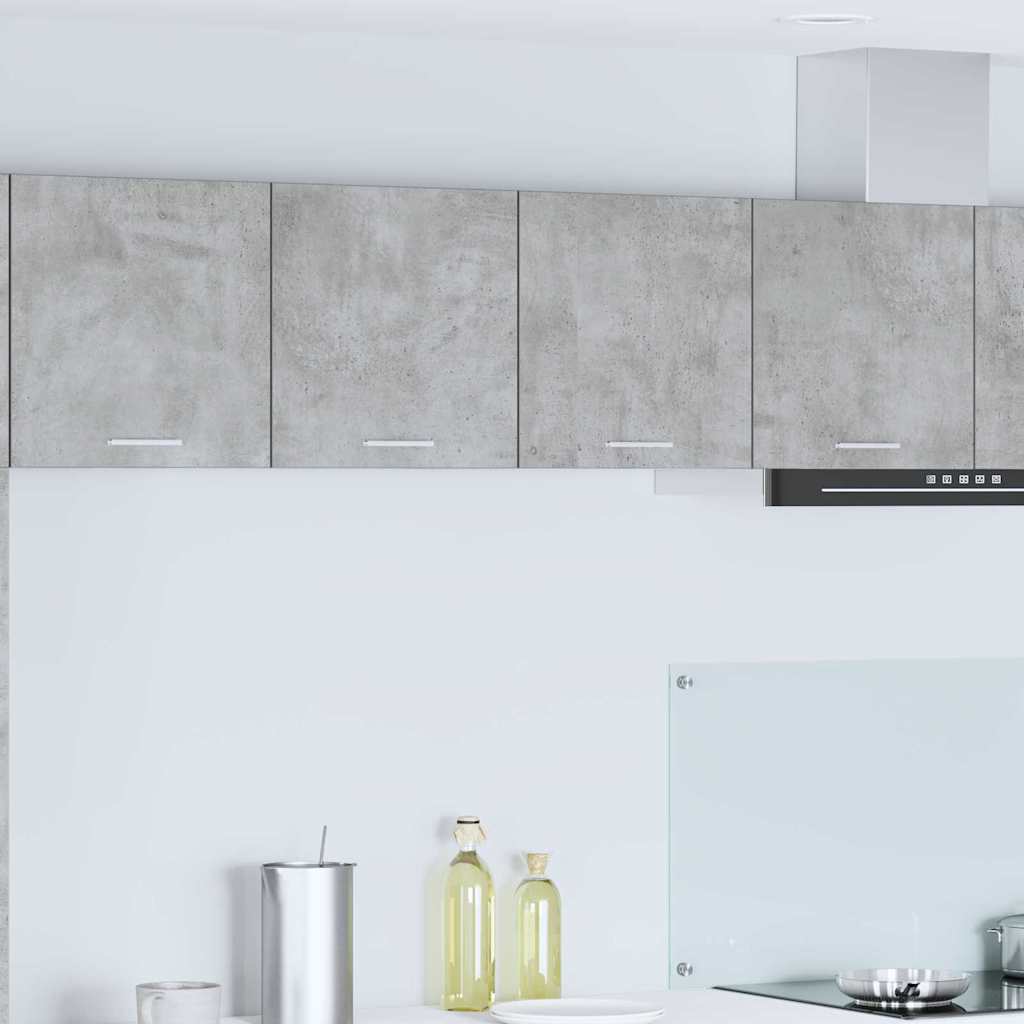 vidaXL Mueble colgante con puerta Riga Gris Concreto 80 x 31 x 40 cm