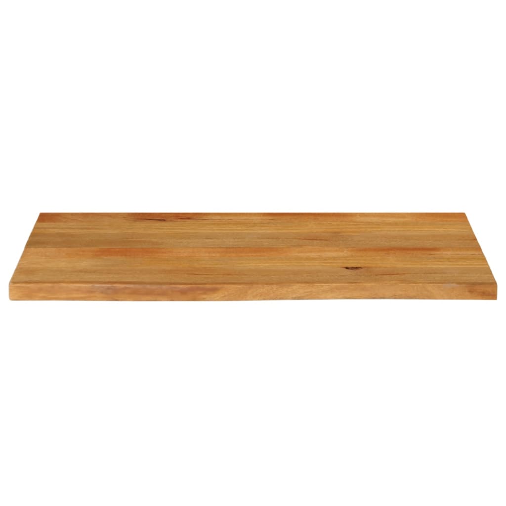 vidaXL Tablero de mesa borde natural madera maciza mango 120x60x2,5 cm - Image 3