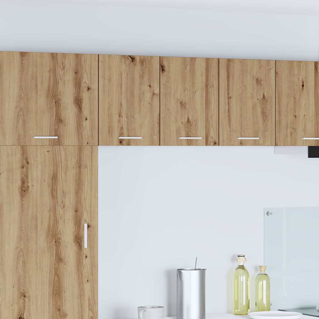 vidaXL Mueble colgante Riga 2 pcs Roble Artesano y 30 x 31 x 40 cm